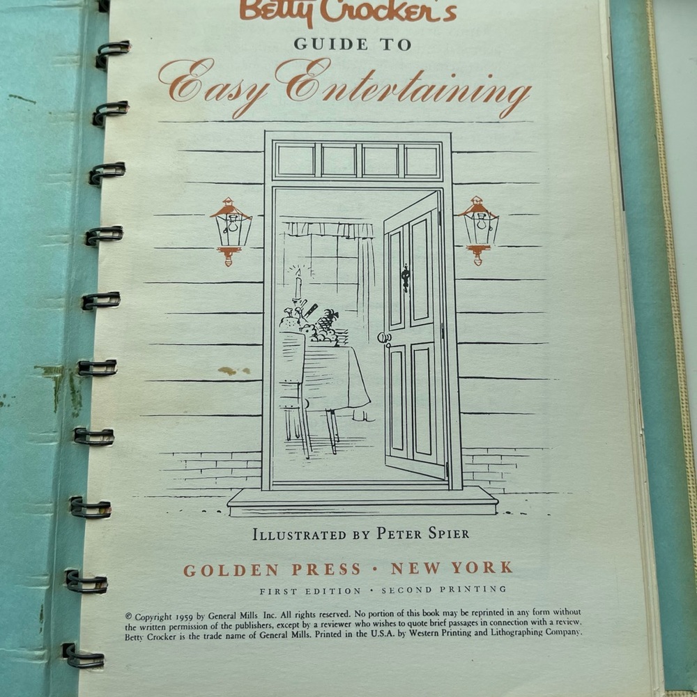 Betty Crocker’s Guide to Easy Entertaining Cook Book - Picture 4 of 9